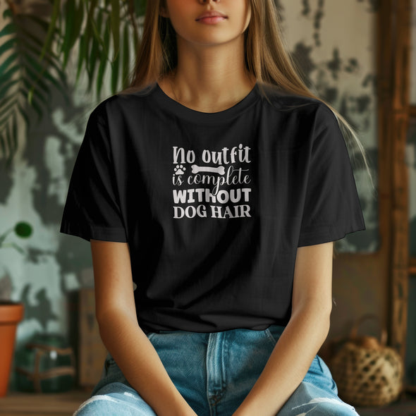 No Outfit is Complete without Dog Hair Unisex t-shirt