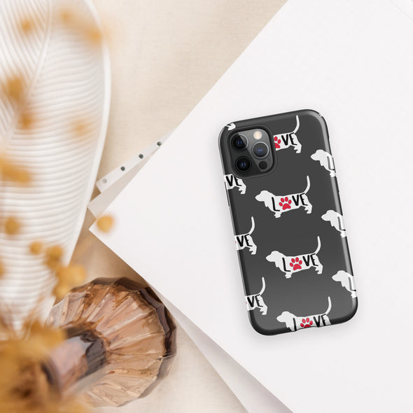 Basset Love Tough Case for iPhone®