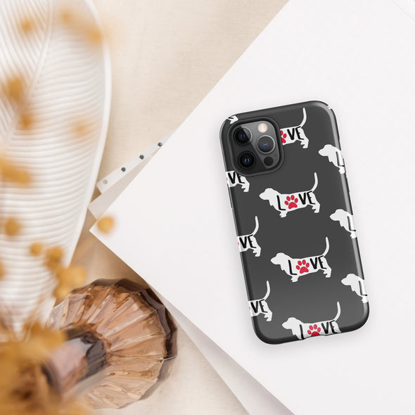 Basset Love Tough Case for iPhone®