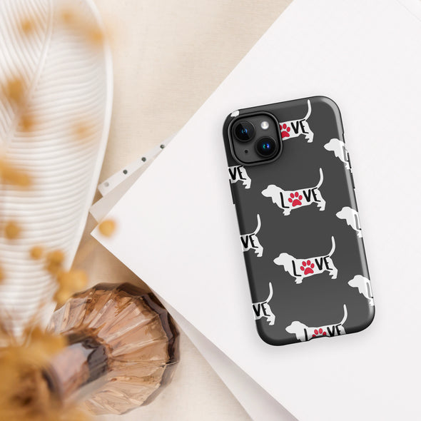 Basset Love Tough Case for iPhone®