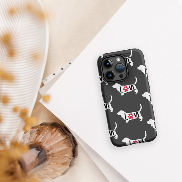 Basset Love Tough Case for iPhone®