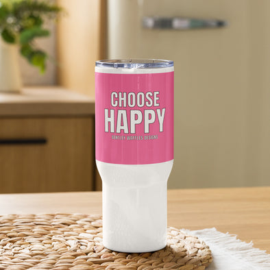 Choose Happy Travel Mug