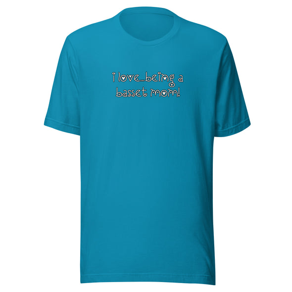Basset Mom Unisex t-shirt