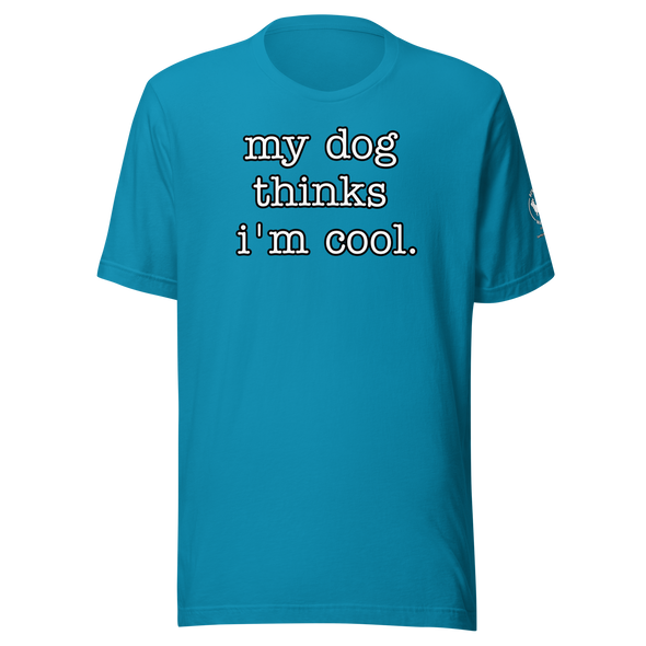 Dog thinks Unisex t-shirt