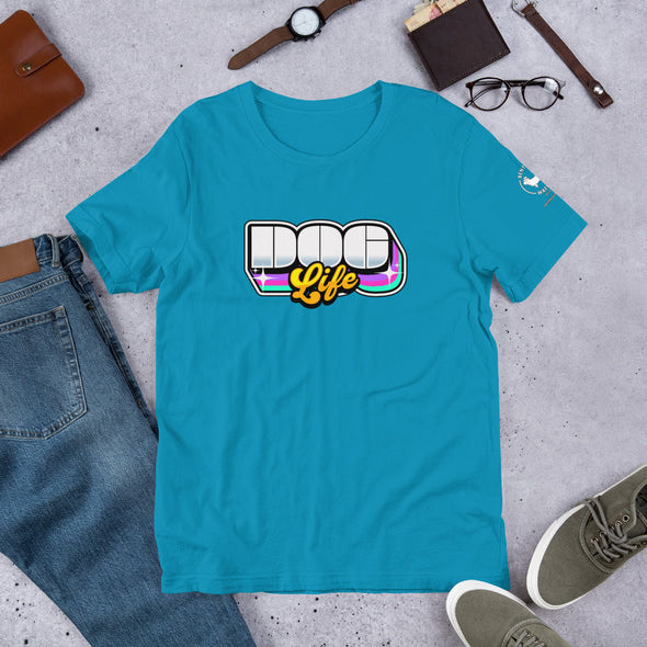 Retro Dog Life Unisex t-shirt