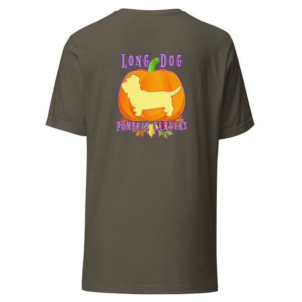 Long Dog Pumpkin Carvers Unisex t-shirt