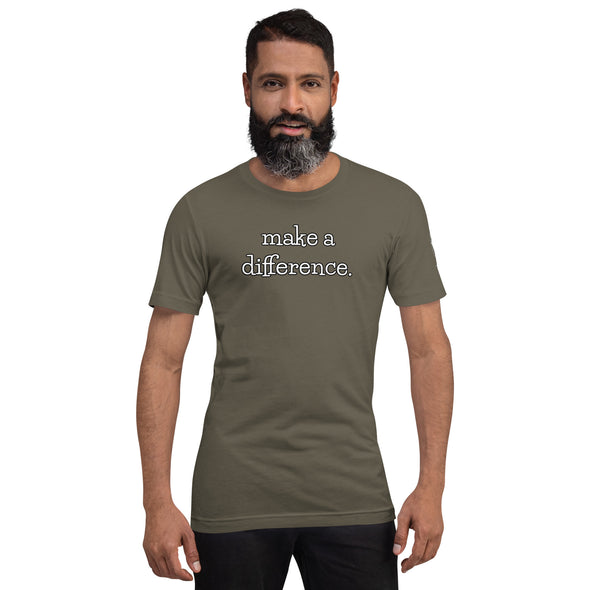 Make a difference Unisex t-shirt
