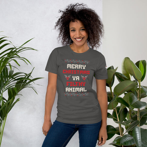 Merry Christmas Ya Filthy Animal Unisex t-shirt