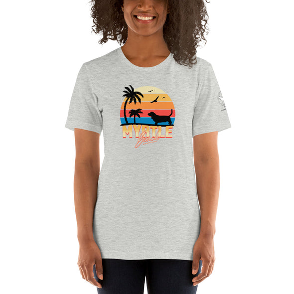 Myrtle Beach Basset Hound Unisex t-shirt