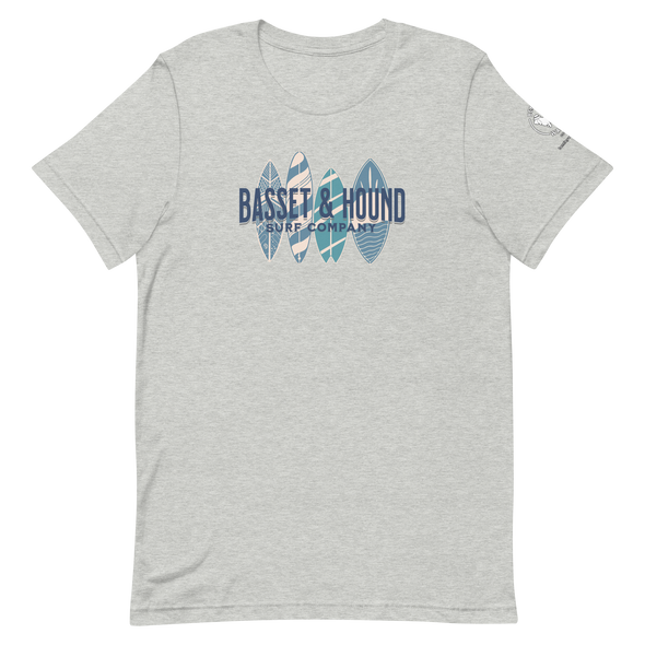Basset & Hound Surf Co. Unisex t-shirt
