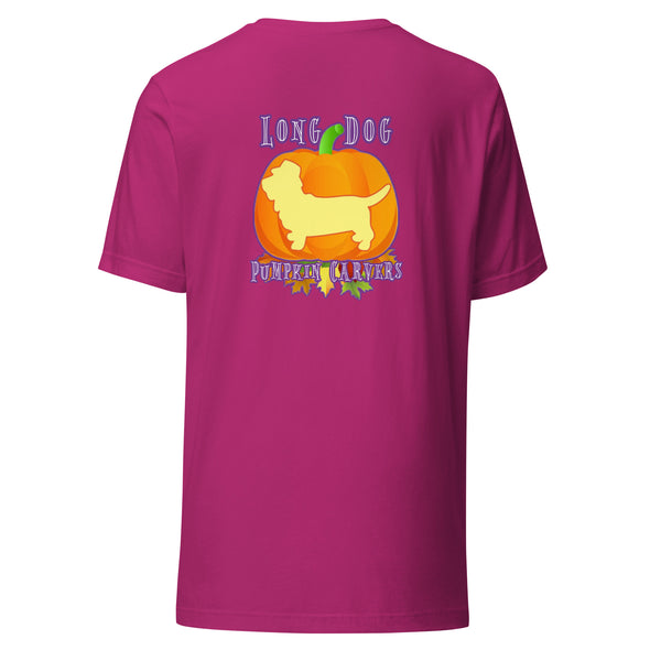 Long Dog Pumpkin Carvers Unisex t-shirt