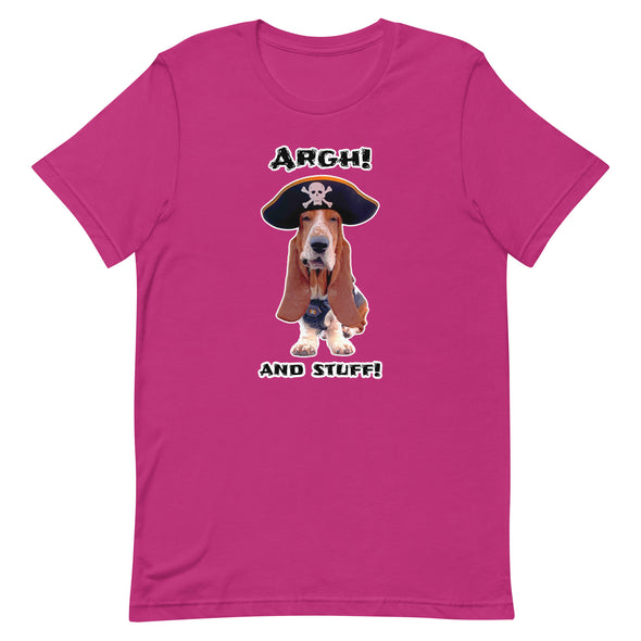 ARGH!...AND STUFF!  Unisex t-shirt