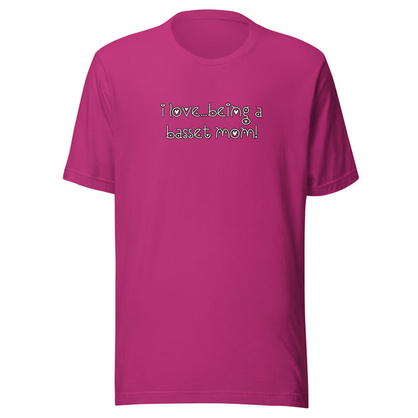 Basset Mom Unisex t-shirt
