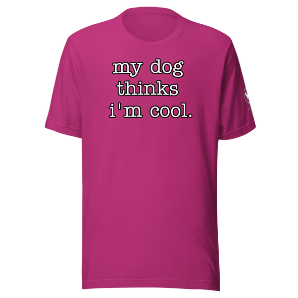 Dog thinks Unisex t-shirt