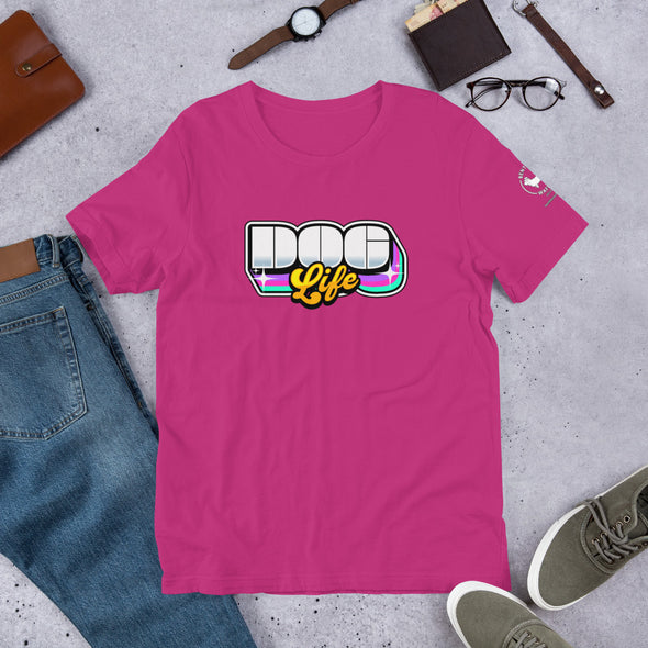 Retro Dog Life Unisex t-shirt