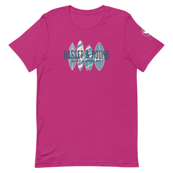 Basset & Hound Surf Co. Unisex t-shirt
