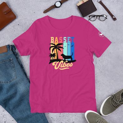 Basset Vibes Unisex t-shirt