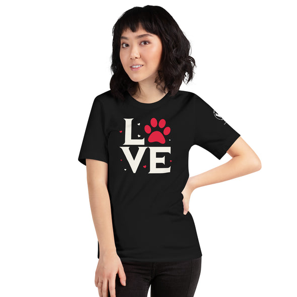 Dog Love Unisex t-shirt
