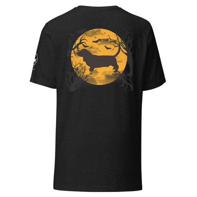 Spooky Basset Hound Unisex t-shirt