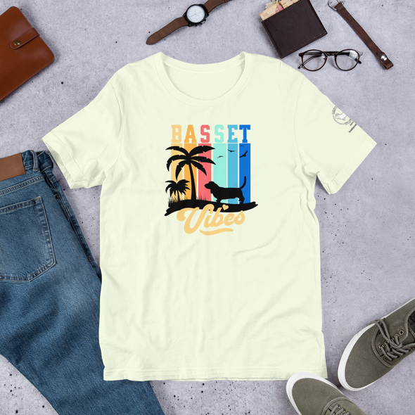 Basset Vibes Unisex t-shirt
