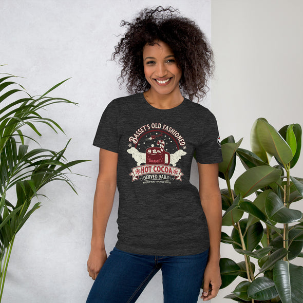Basset's Old Fashioned Hot Cocoa Unisex t-shirt