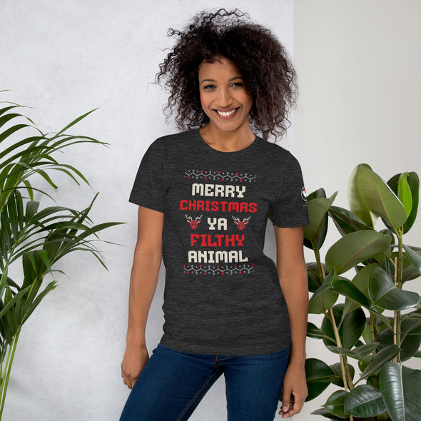 Merry Christmas Ya Filthy Animal Unisex t-shirt