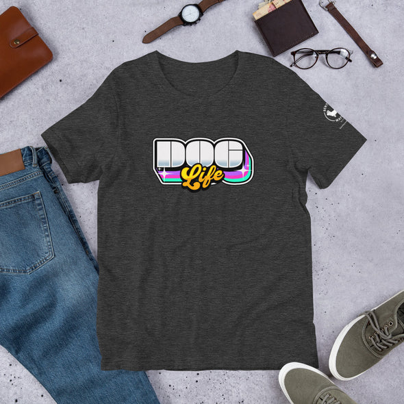 Retro Dog Life Unisex t-shirt