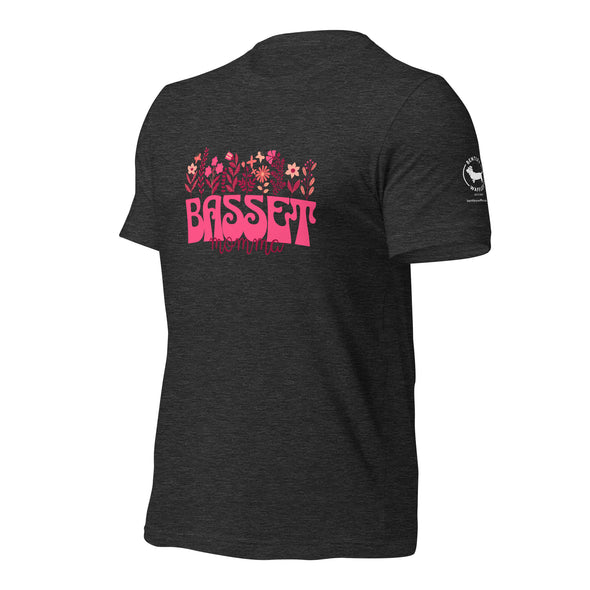 Basset Momma Pink T-shirt