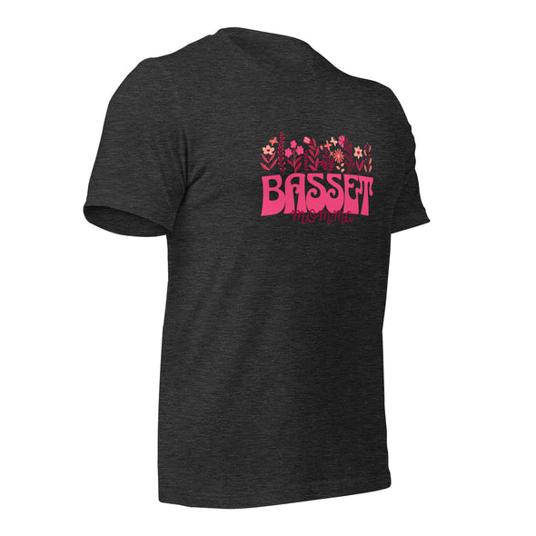 Basset Momma Pink T-shirt