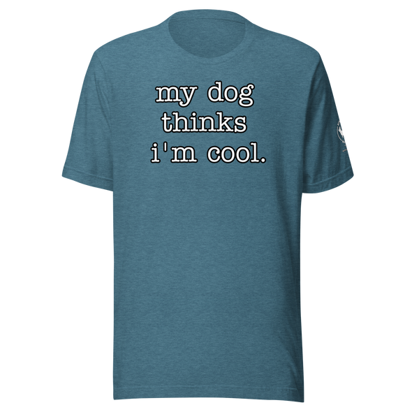 Dog thinks Unisex t-shirt