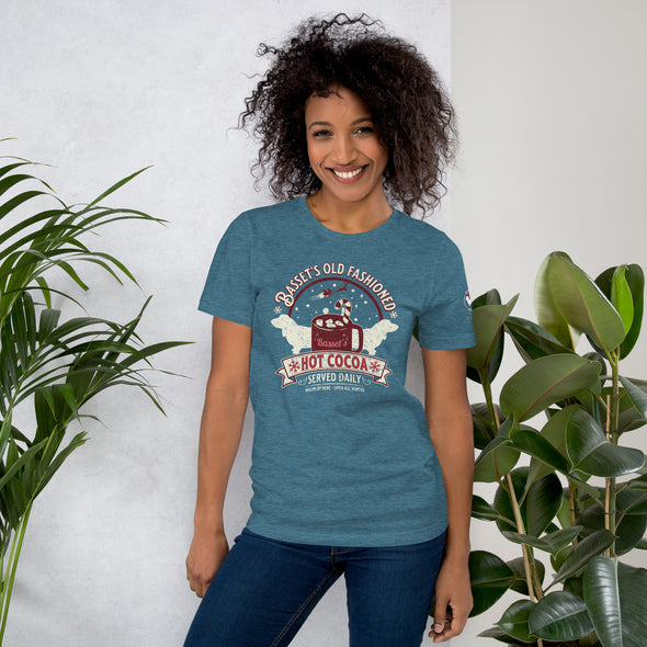 Basset's Old Fashioned Hot Cocoa Unisex t-shirt
