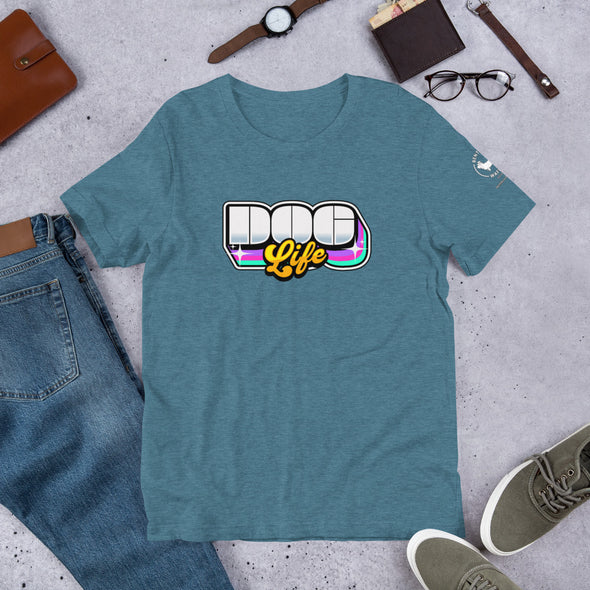 Retro Dog Life Unisex t-shirt