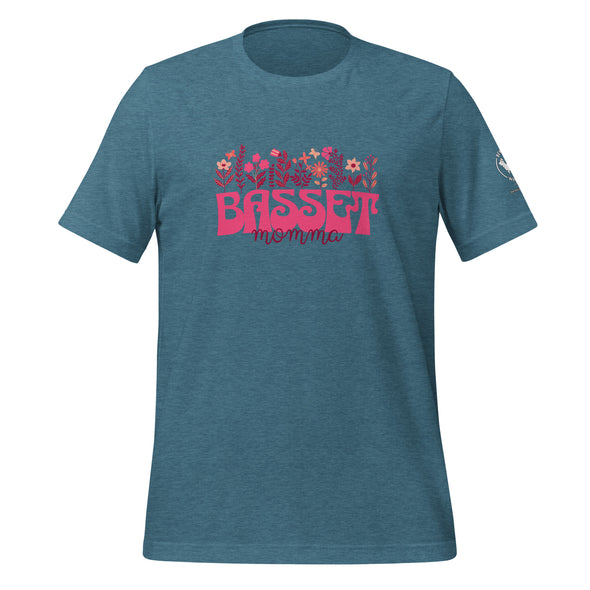 Basset Momma Pink T-shirt