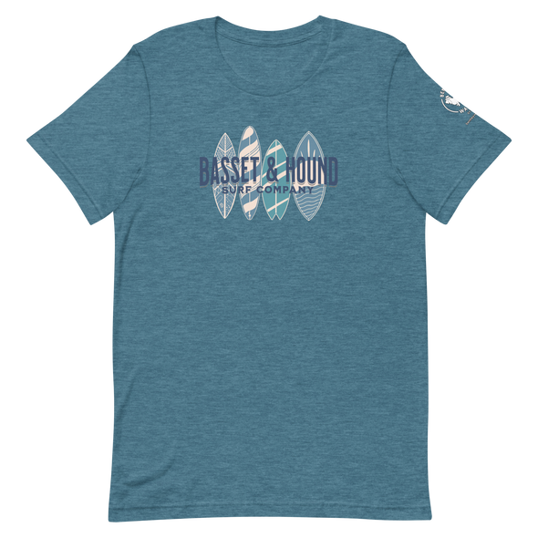 Basset & Hound Surf Co. Unisex t-shirt
