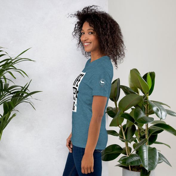 Life Begins with a Dog Unisex t-shirt