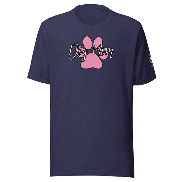 Dog Mom Pink Paw Unisex t-shirt