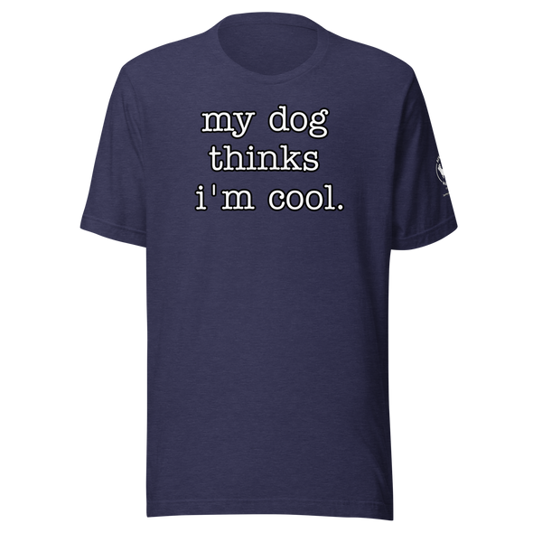 Dog thinks Unisex t-shirt