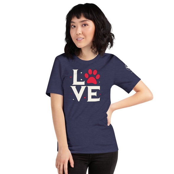 Dog Love Unisex t-shirt