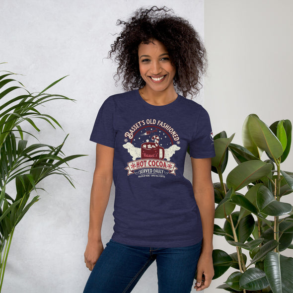 Basset's Old Fashioned Hot Cocoa Unisex t-shirt