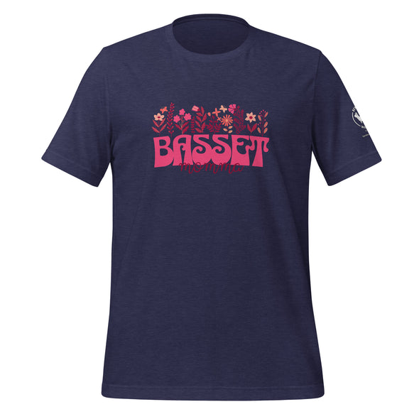 Basset Momma Pink T-shirt