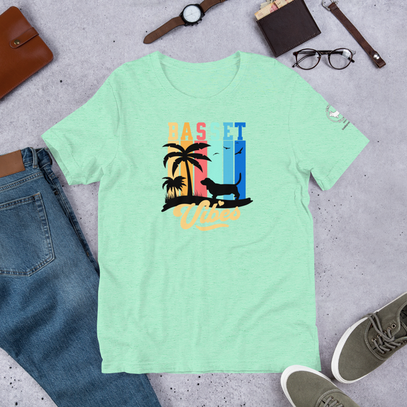 Basset Vibes Unisex t-shirt