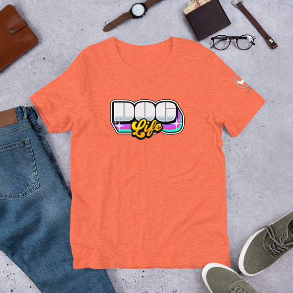 Retro Dog Life Unisex t-shirt