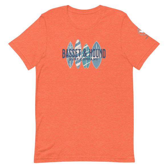 Basset & Hound Surf Co. Unisex t-shirt