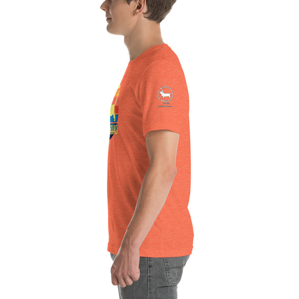 Basset Hound Sunset Unisex t-shirt