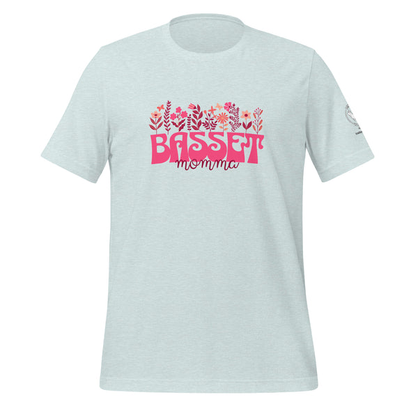 Basset Momma Pink T-shirt
