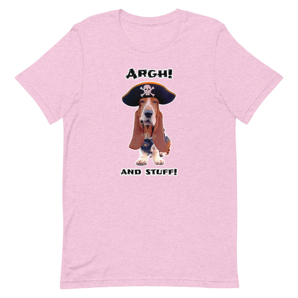 ARGH!...AND STUFF!  Unisex t-shirt