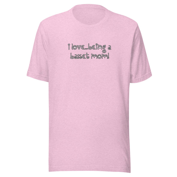 Basset Mom Unisex t-shirt