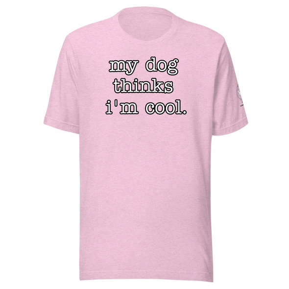 Dog thinks Unisex t-shirt