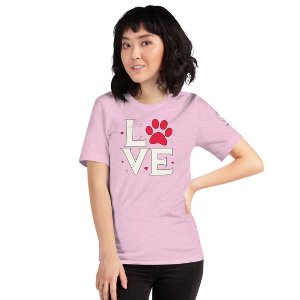 Dog Love Unisex t-shirt