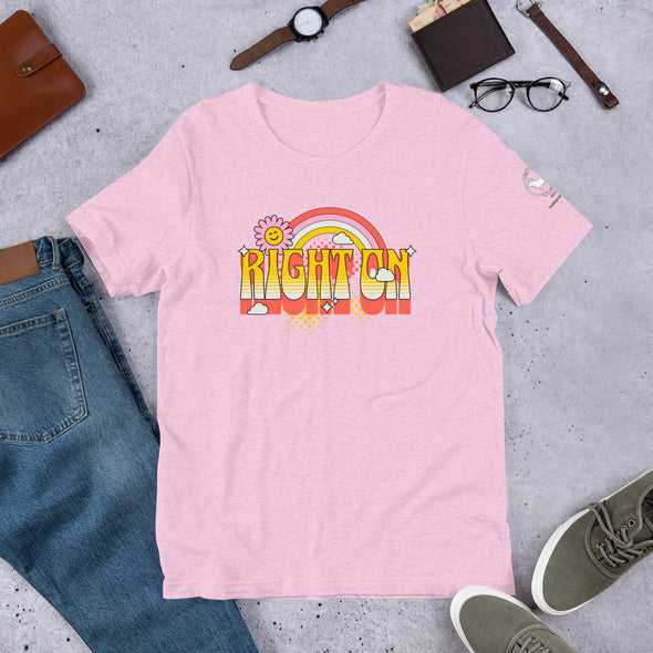 Right On Unisex t-shirt